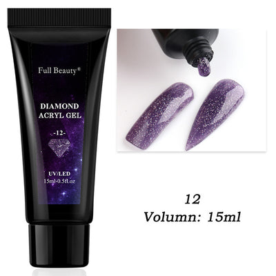 Adhesivo Profesional para Extensiones de Uñas con Cristales Brillantes - Image 22