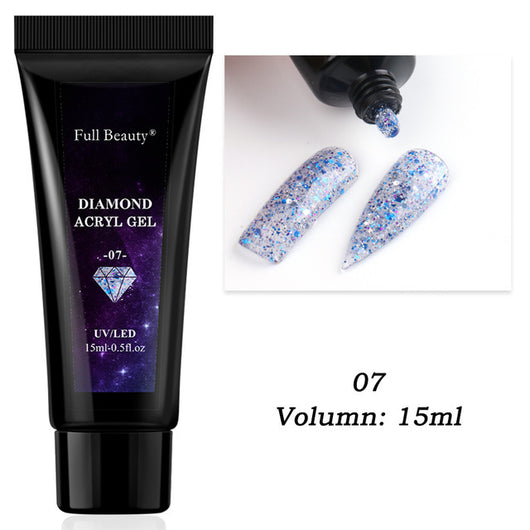 Adhesivo Profesional para Extensiones de Uñas con Cristales Brillantes - Image 21