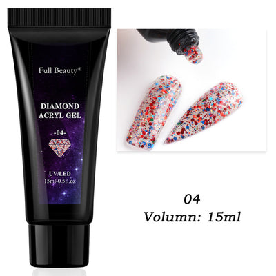 Adhesivo Profesional para Extensiones de Uñas con Cristales Brillantes - Image 6