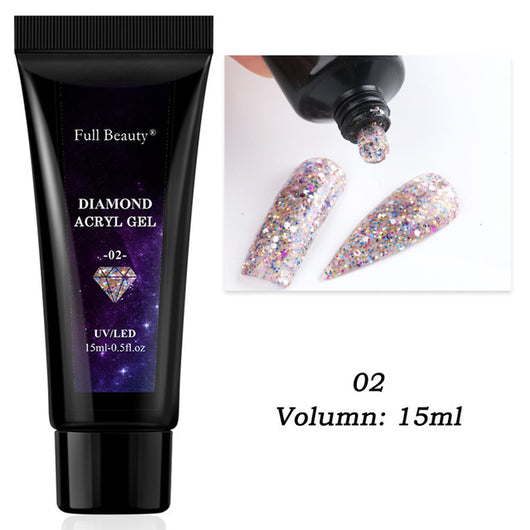 Adhesivo Profesional para Extensiones de Uñas con Cristales Brillantes - Image 14