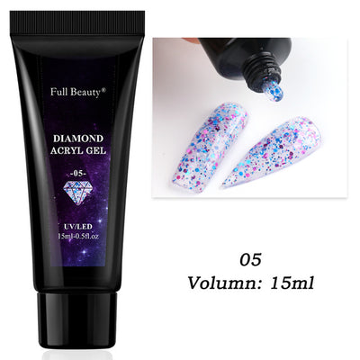 Adhesivo Profesional para Extensiones de Uñas con Cristales Brillantes - Image 15