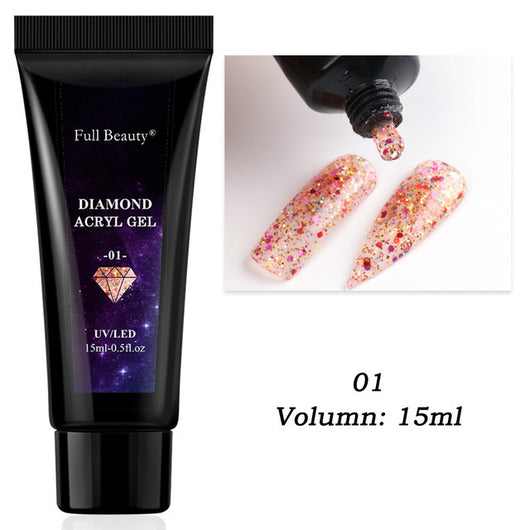 Adhesivo Profesional para Extensiones de Uñas con Cristales Brillantes - Image 20