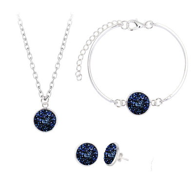 Conjunto de Joyas con Cristales Naturales - Aretes, Pulsera y Collar - Image 14