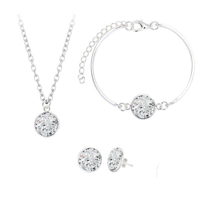 Conjunto de Joyas con Cristales Naturales - Aretes, Pulsera y Collar - Image 18