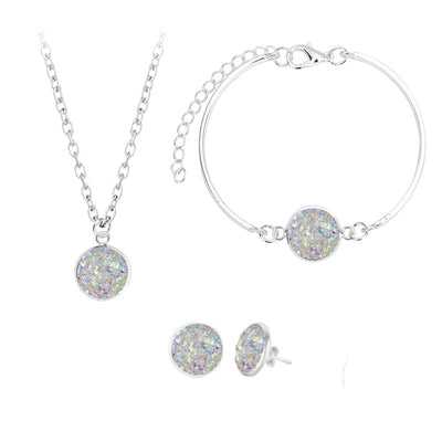 Conjunto de Joyas con Cristales Naturales - Aretes, Pulsera y Collar - Image 5