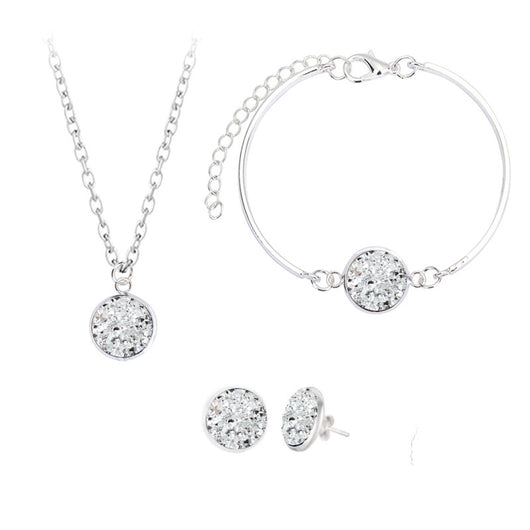 Conjunto de Joyas con Cristales Naturales - Aretes, Pulsera y Collar - Image 7
