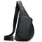 Bolsa Pecho Cuero Estilo Retro Media Luna - Bandolera Messenger para Hombre