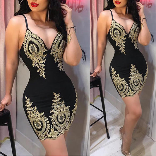 Vestido de Tirantes Elegante para Fiestas y Clubes
