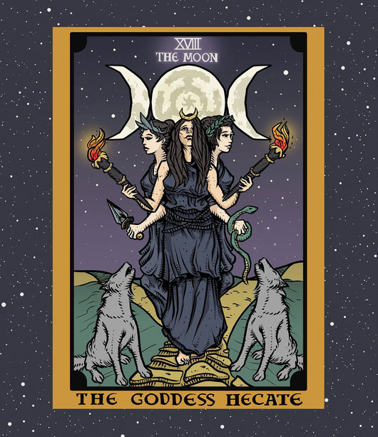 Cthulhu Hierophant tarot card tapestry featuring a green Cthulhu monster over a submerged city with cultists. - Image 9