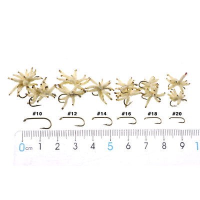 Anzuelo de Mosca con Cebo Artificial Simulado de Gusano Blanco para Pesca de Trucha - Image 8