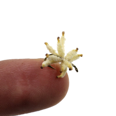 Anzuelo de Mosca con Cebo Artificial Simulado de Gusano Blanco para Pesca de Trucha - Image 11