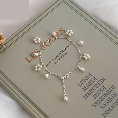 Pulsera de Perlas de Agua Dulce Ashchi en Plata de Ley 925 - Image 3