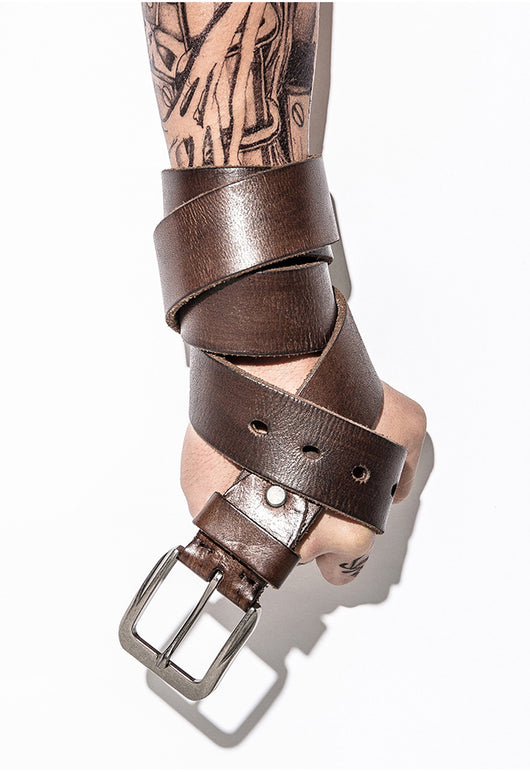 Cinturón de Cuero para Hombre - Diseño Retro Minimalista - Image 14