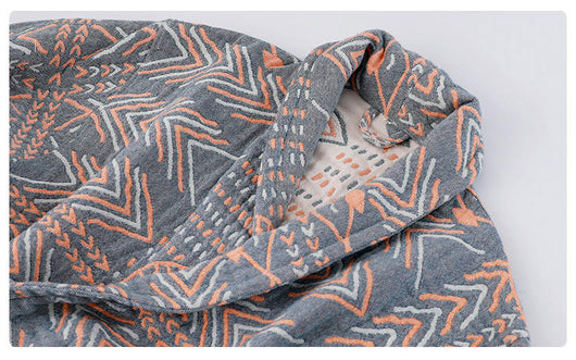 Bata de Algodón Puro para Parejas - Pijama Largo Absorbente Todo Clima Hombre y Mujer - Image 17