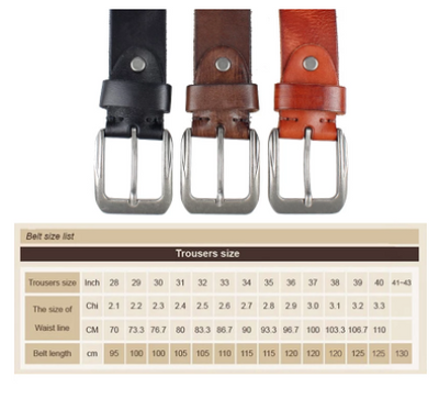 Cinturón de Cuero para Hombre - Diseño Retro Minimalista - Image 5