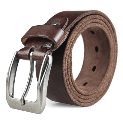 Cinturón de Cuero para Hombre - Diseño Retro Minimalista