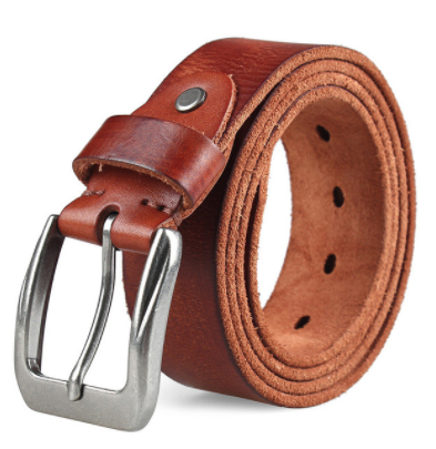 Cinturón de Cuero para Hombre - Diseño Retro Minimalista