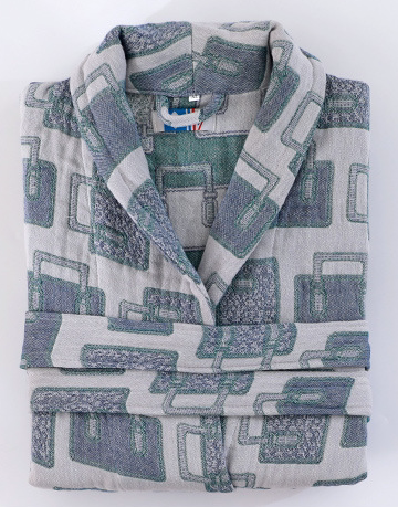 Bata de Algodón Puro para Parejas - Pijama Largo Absorbente Todo Clima Hombre y Mujer - Image 8