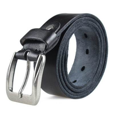 Cinturón de Cuero para Hombre - Diseño Retro Minimalista - Image 3