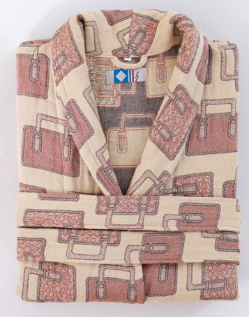 Bata de Algodón Puro para Parejas - Pijama Largo Absorbente Todo Clima Hombre y Mujer - Image 7