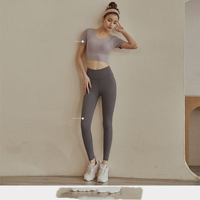 Conjunto Deportivo Pilates Espalda Descubierta - Ropa Fitness Premium