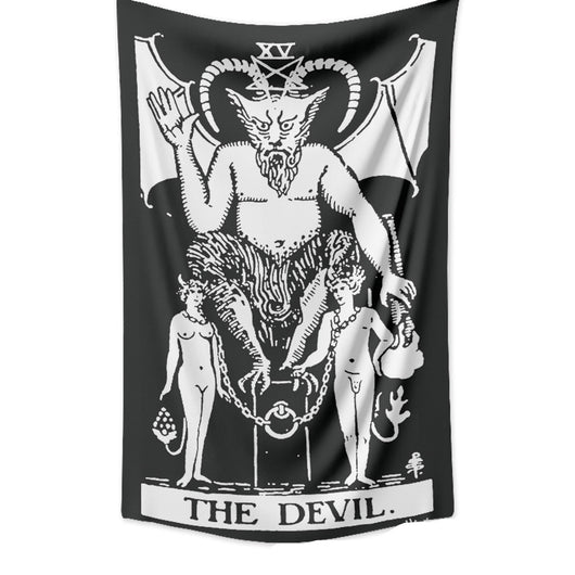 Retro yellow tapestry featuring a black and white illustration of 'The Sun' Tarot card with sunflowers and butterflies. - Image 10