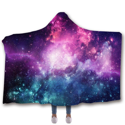 Manta con Capucha de Anime - Estampado de Dibujos Animados