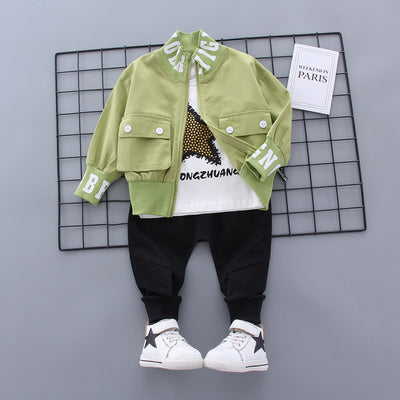 Conjunto de Tres Piezas Infantil con Estrellas de Bolsillo y Cierre - Image 5