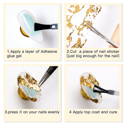 Papel de Foil Dorado y Plateado para Nail Art - Malla Decorativa Sally - Image 6