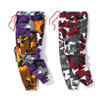 Pantalones Cargo Estilo Harajuku con Múltiples Bolsillos - Diseño Hip-hop Urbano - Image 7
