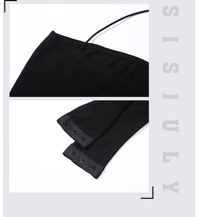 Enterizo Ajustado con Tirante Diagonal para Mujer - Image 9