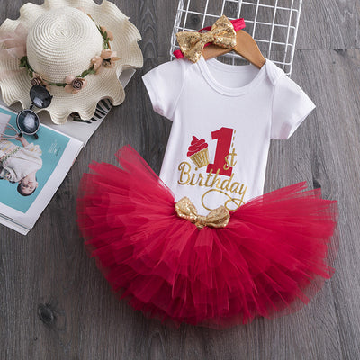 Vestido Princesa para Niña - Romper Elegante para Cumpleaños - Image 10