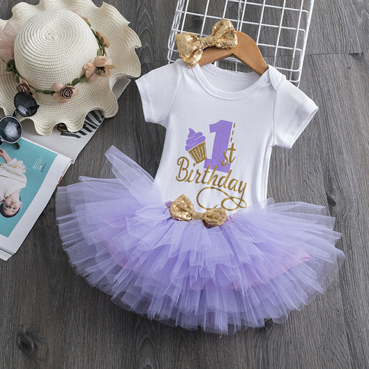 Vestido Princesa para Niña - Romper Elegante para Cumpleaños - Image 12