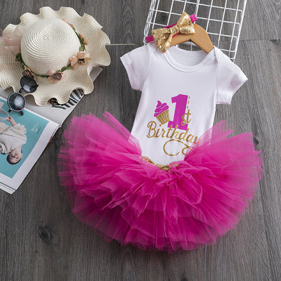 Vestido Princesa para Niña - Romper Elegante para Cumpleaños - Image 3
