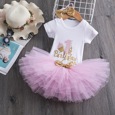 Vestido Princesa para Niña - Romper Elegante para Cumpleaños - Image 2