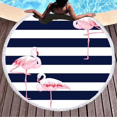 Toalla de Playa Redonda Estampada - Image 12