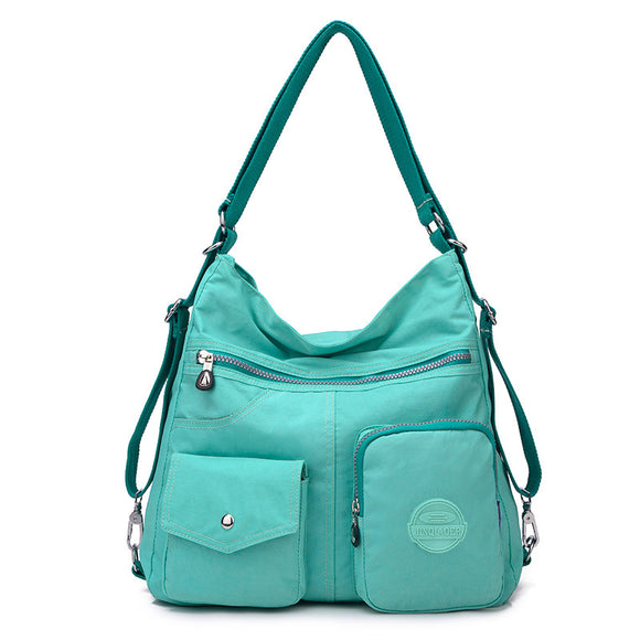 Bolsa Mensajera Multifuncional Impermeable para Mujer - Bandolera Convertible de Viaje