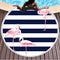 Toalla de Playa Redonda Estampada