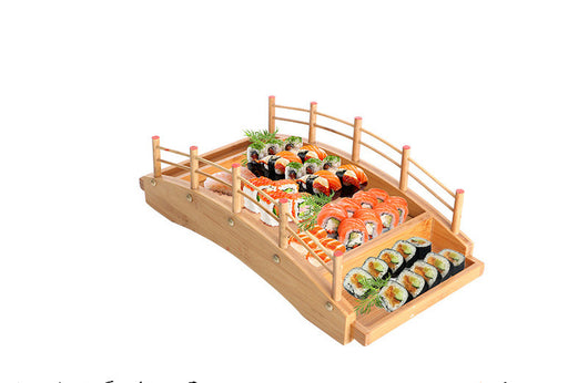 Tabla de Sushi de Bambú con Diseño de Barca Dragon - Presentación Premium para Sashimi - Image 8