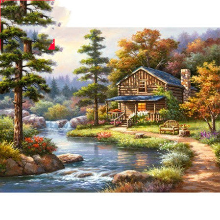 Cuadro de Diamantes 5D Paisaje DIY - Pintura de Diamantes Completa