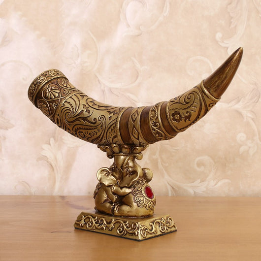 Estatua Decorativa Elefante Resina - Mueble Vitrina para Sala y Entrada - Image 9