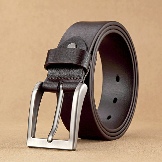 Cinturón de Cuero para Hombre con Hebilla de Pasador - Image 7