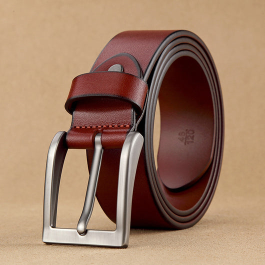 Cinturón de Cuero para Hombre con Hebilla de Pasador - Image 8