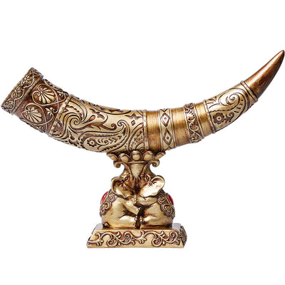 Estatua Decorativa Elefante Resina - Mueble Vitrina para Sala y Entrada - Image 5