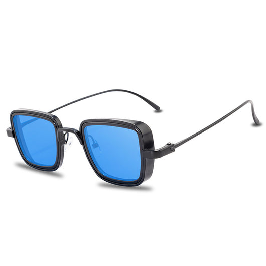 Gafas de Sol Steampunk Vintage para Hombre Marco Metal Cuadrado - Image 13