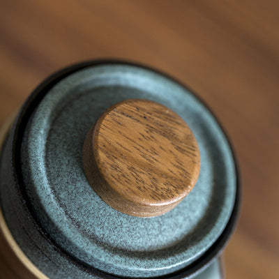 Juego de Té Portátil Cerámica Azulejo Rayado - Tetera y Tazas para Viajes - Image 9