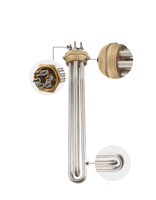 Tubo Calefactor Eléctrico DN40 para Tanques de Agua y Máquinas de Vapor - Image 9