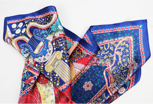 Pañuelo de Seda Elegante Estilo Coreano para Mujer - Image 7