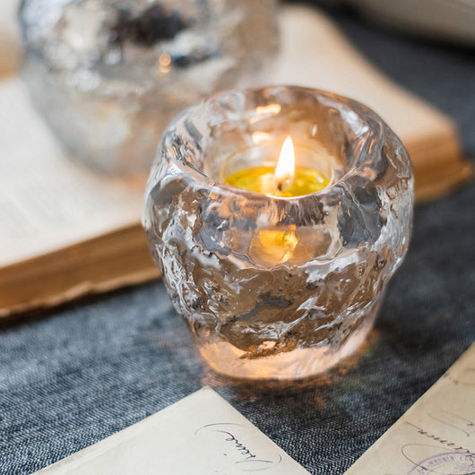 Vaso Decorativo de Cristal para Velas Aromáticas Románticas - Image 9