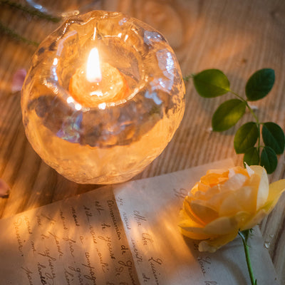 Vaso Decorativo de Cristal para Velas Aromáticas Románticas - Image 6